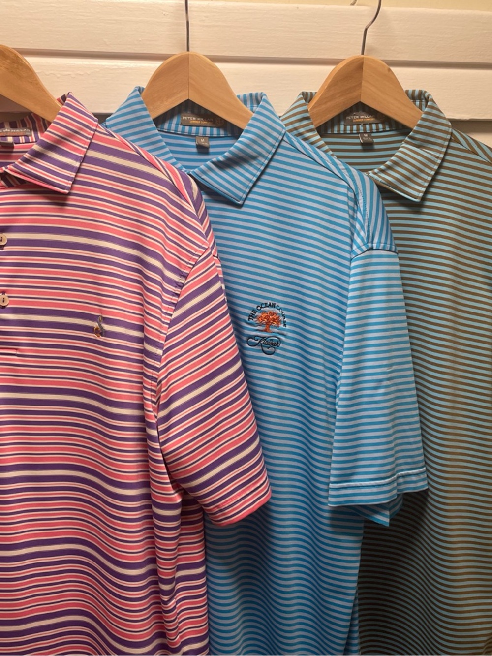 Lot 3 Peter Millar Logo Polos